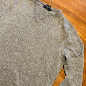 Merino Wool 100% - J. Crew Sweater - Gray